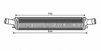 AVA QUALITY COOLING aia4319 -  Интеркулер